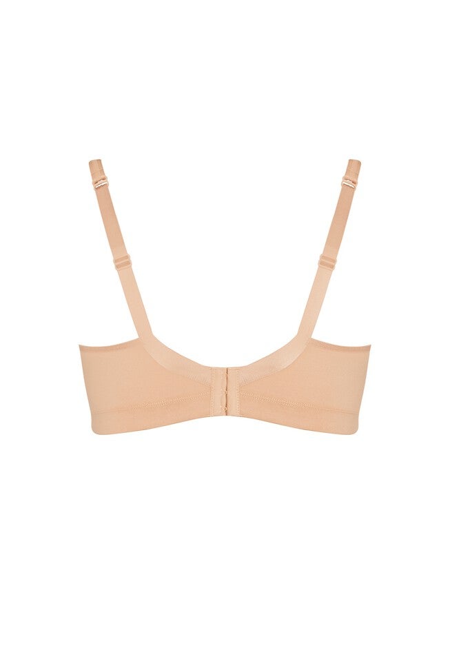 Comfort Cotton No Wire Bra, NATURAL, alternate image number null