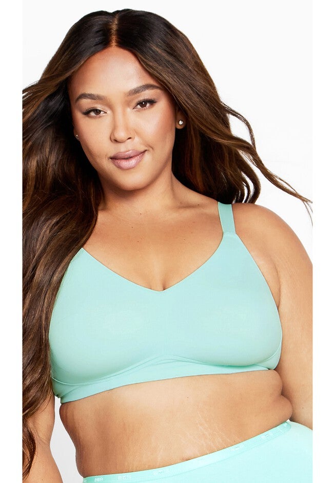Wireless Back Smoother Bra, AQUA SPLASH, alternate image number null