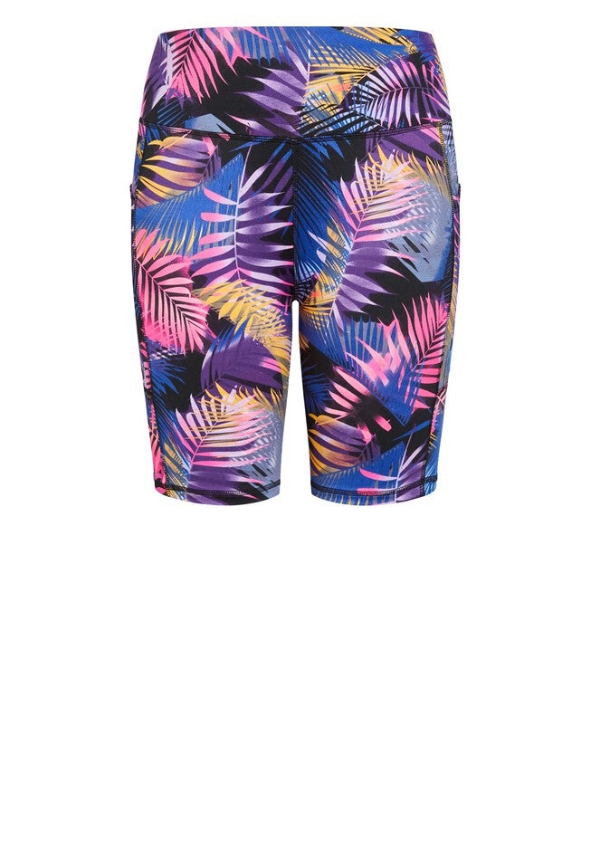 Print Bike Short, PALM CORAL, alternate image number null