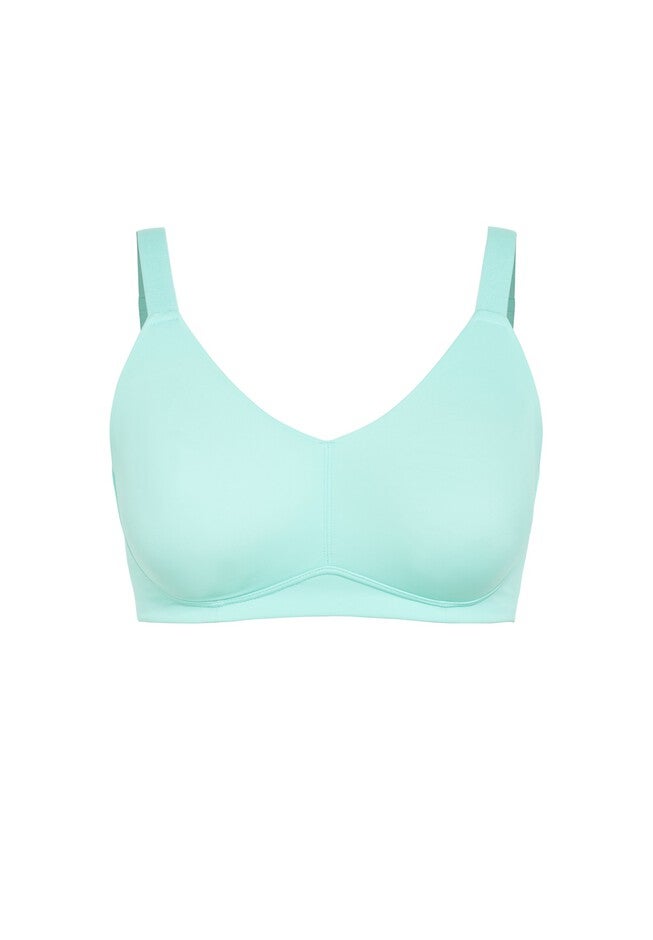 Wireless Back Smoother Bra, AQUA SPLASH, alternate image number null