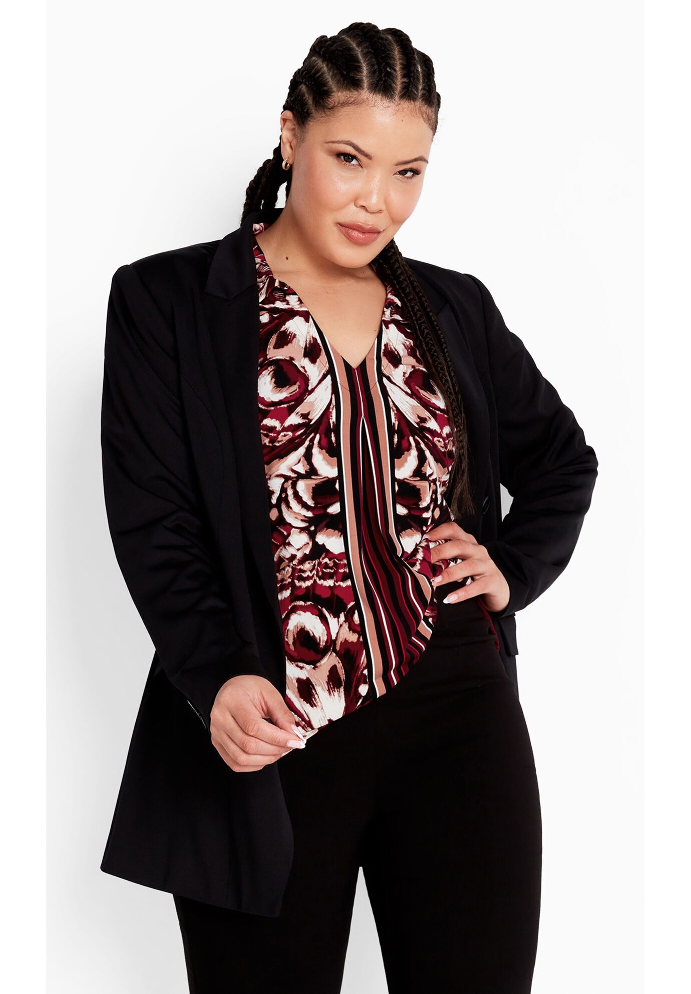 Marni Placement Top, BLACK PLACEMENT, alternate image number 3