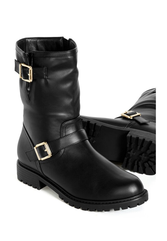 Harley Mid Boot, BLACK, on-hover image number null