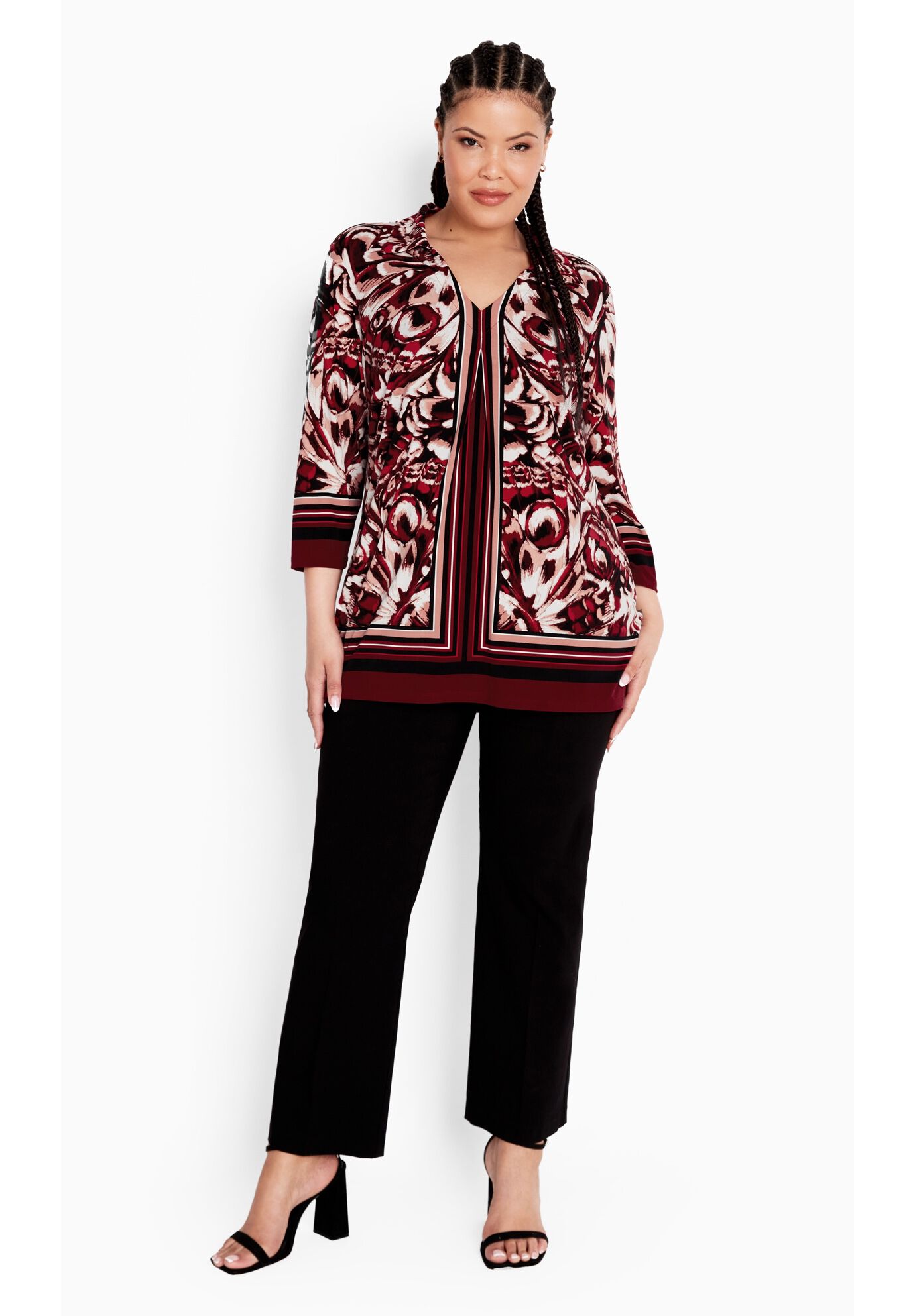 Marni Placement Top, BLACK PLACEMENT, hi-res image number 0