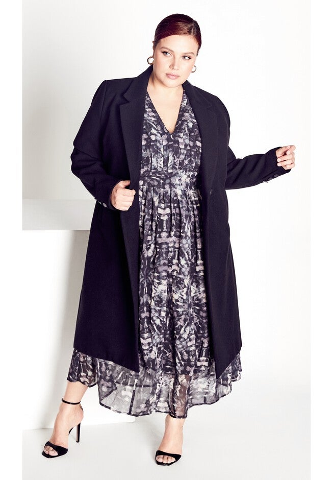 After Dark Print Dress, AFTER DARK, alternate image number null