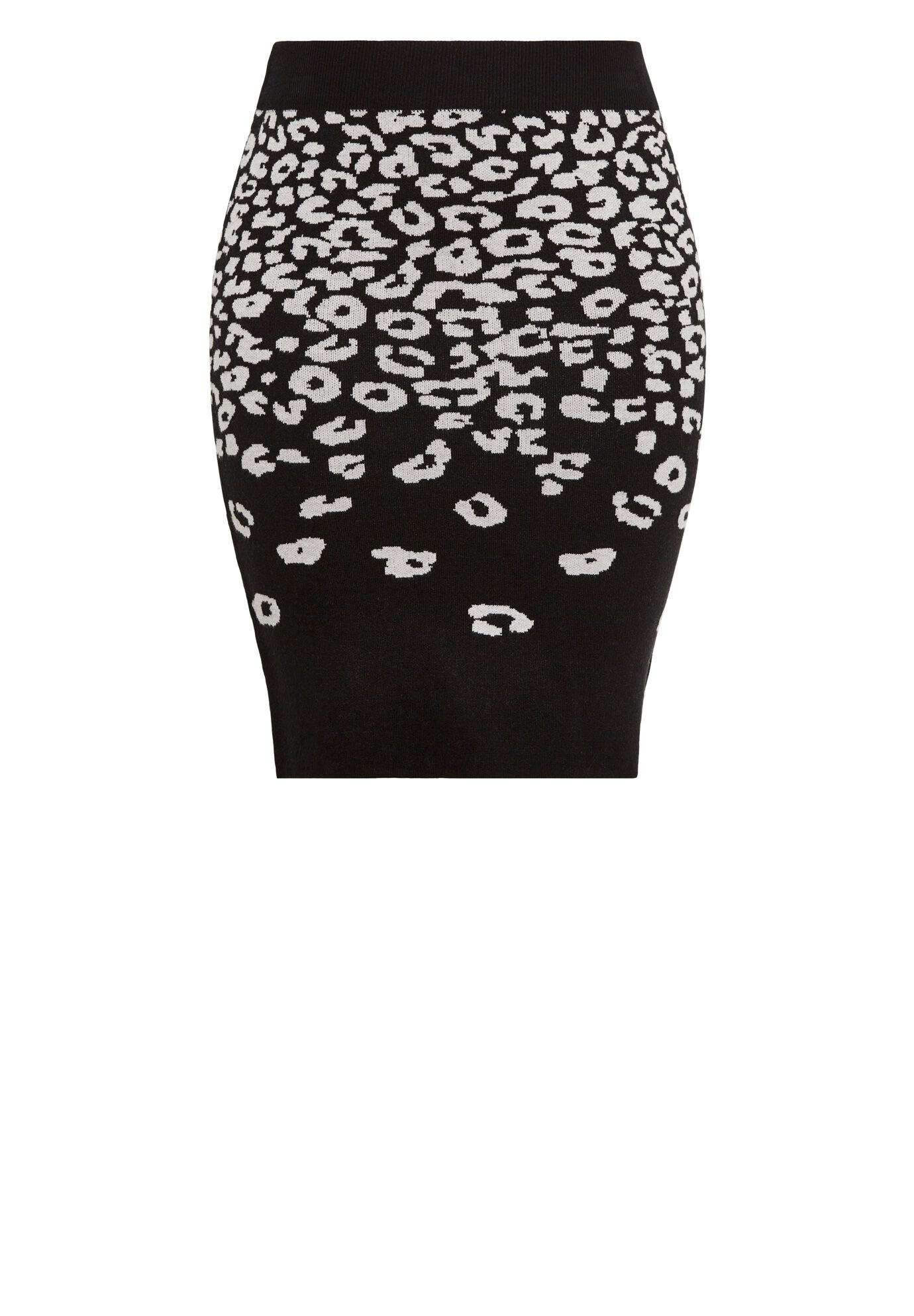 Sally Jacquard Skirt, BLACK GREY, alternate image number 2