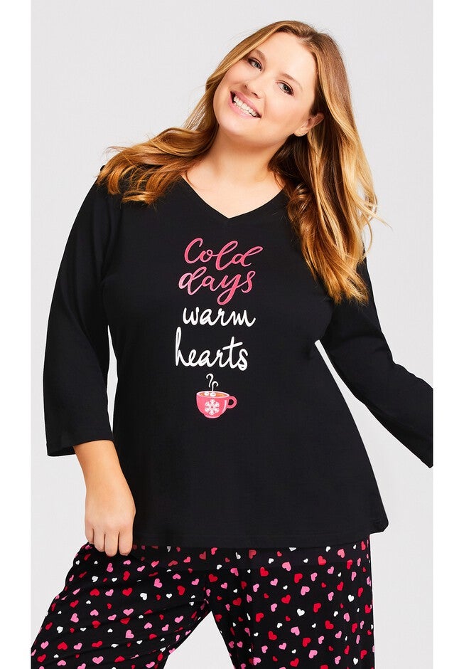 Cold Days Top, BLACK, hi-res image number 0