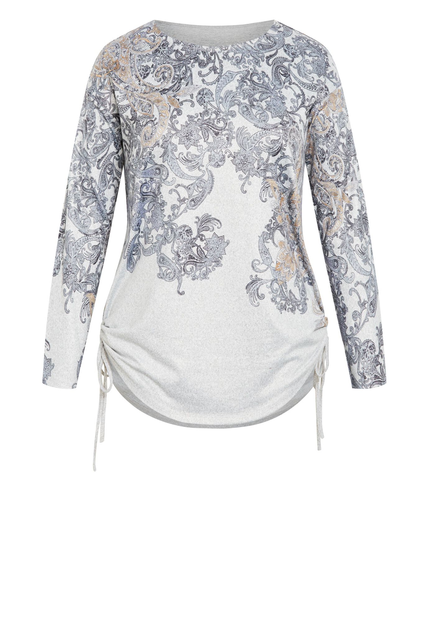 Charlene Side Tie Top, GOLD, alternate image number 4