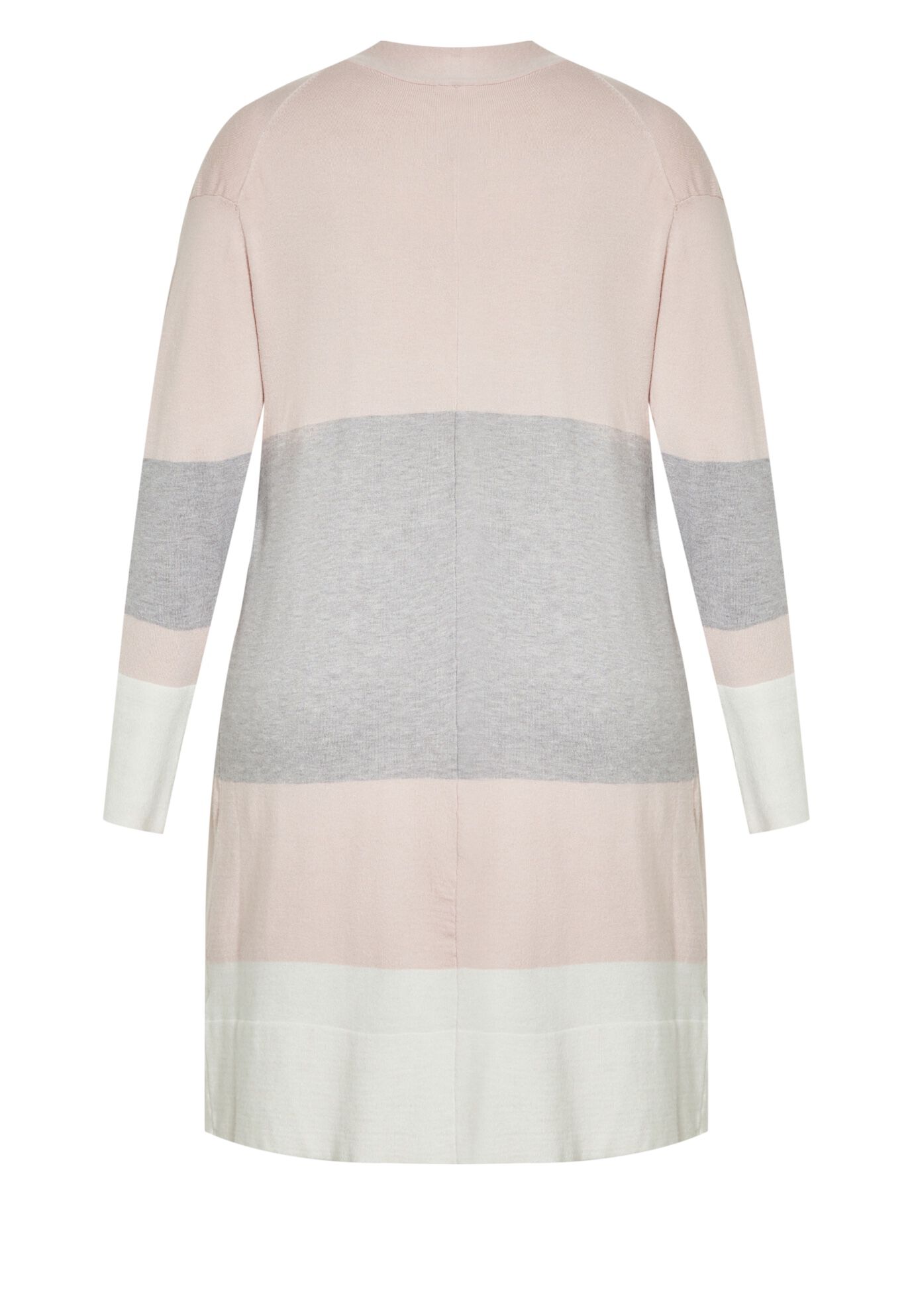 Keelyn Colorblock Cardigan, BLUSH, alternate image number 3