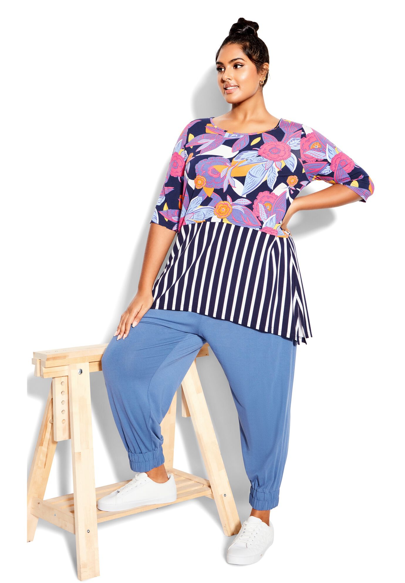 Pia Layered Top, IVORY PINA COLADA, alternate image number 4