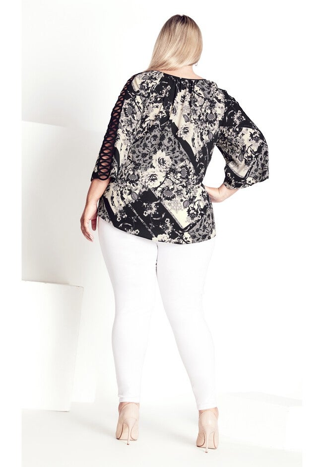 Emmeline Print Top, EFFORTLESS PATCH, alternate image number 7
