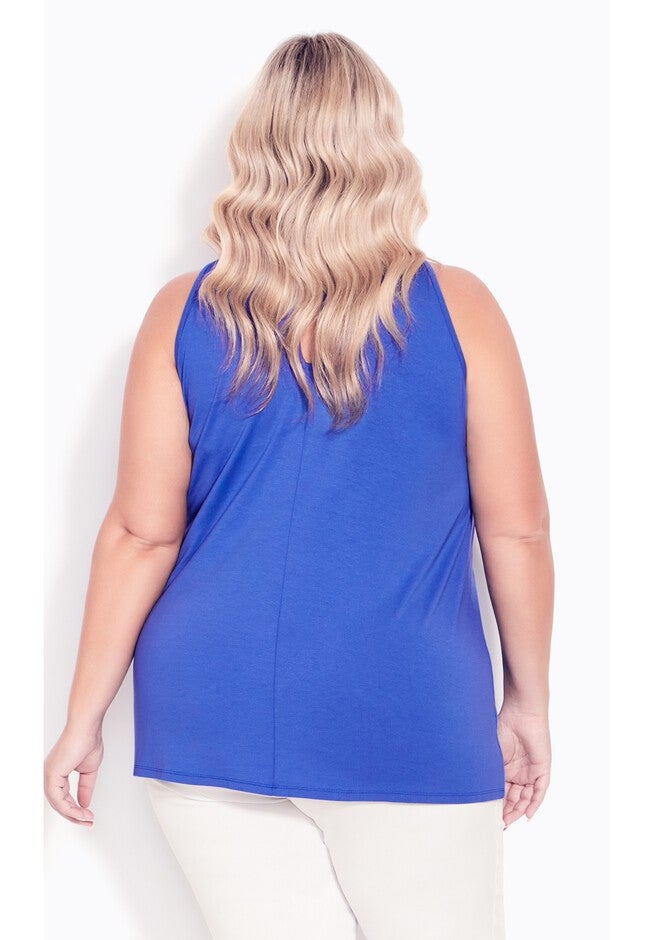 Nadia Beaded Top, DAZZLING BLUE, alternate image number 2