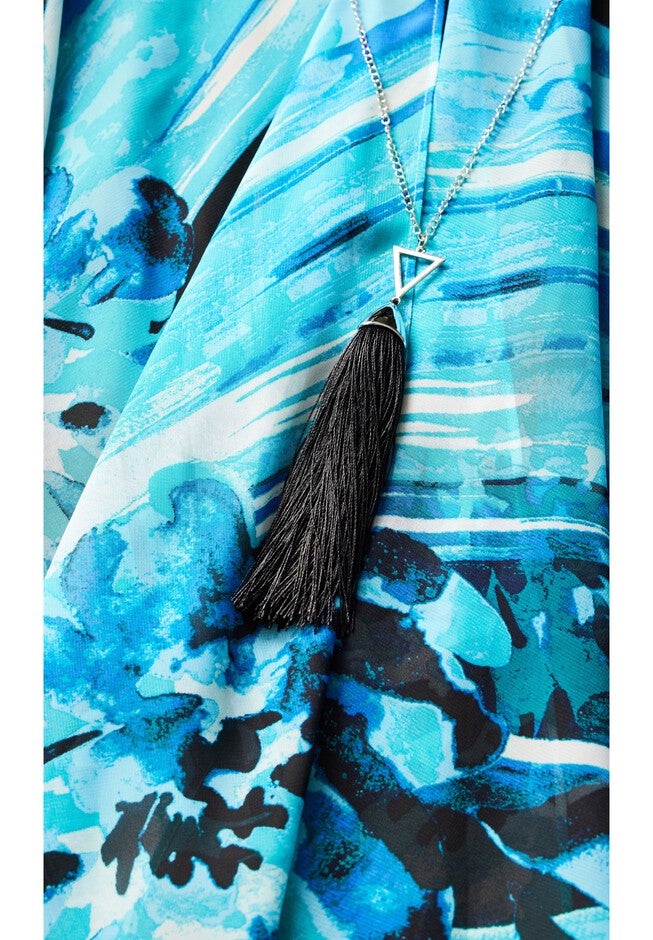 Mira Overlay Print Top, MARINA FLORAL, alternate image number 5