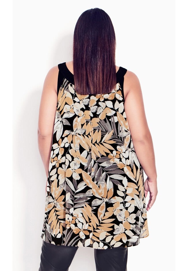 Exotic Overlay Tunic, IVORY TROPICS, alternate image number 2