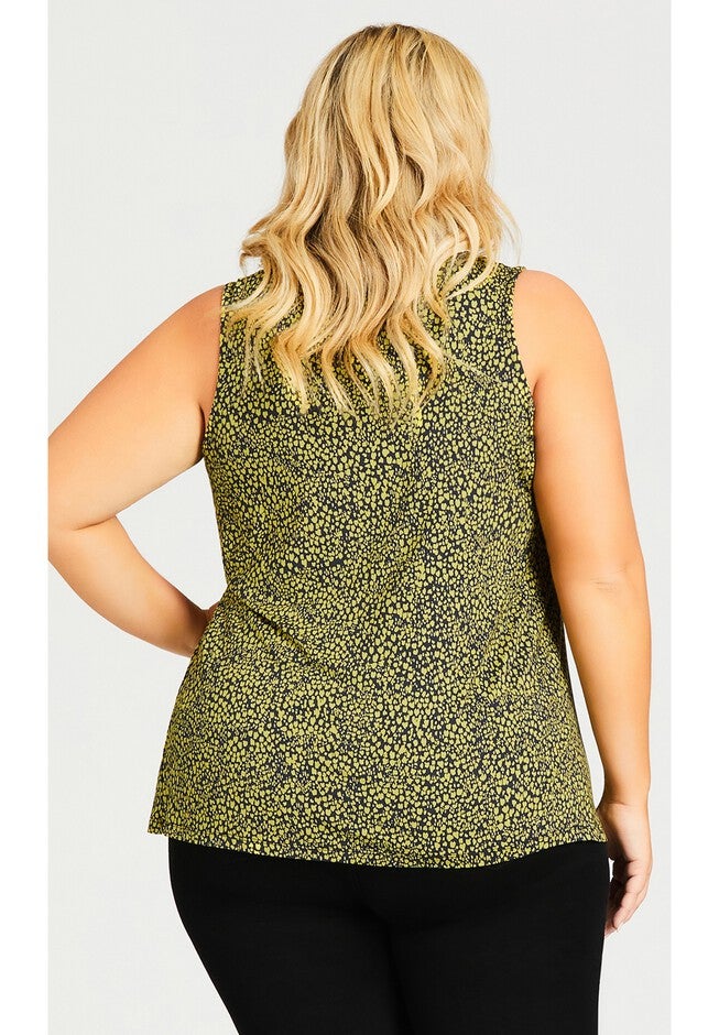 Knitted Tank Top, LENTIL SPROUT, alternate image number 2