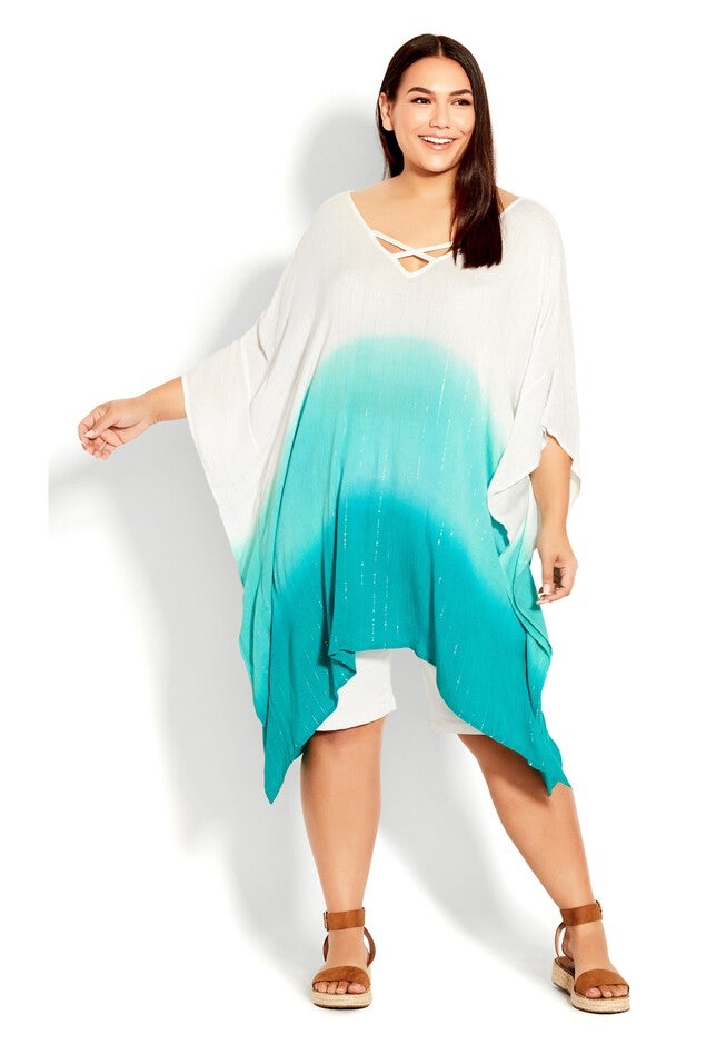 Ombre Escape Kaftan, SEA OMBRE, alternate image number null