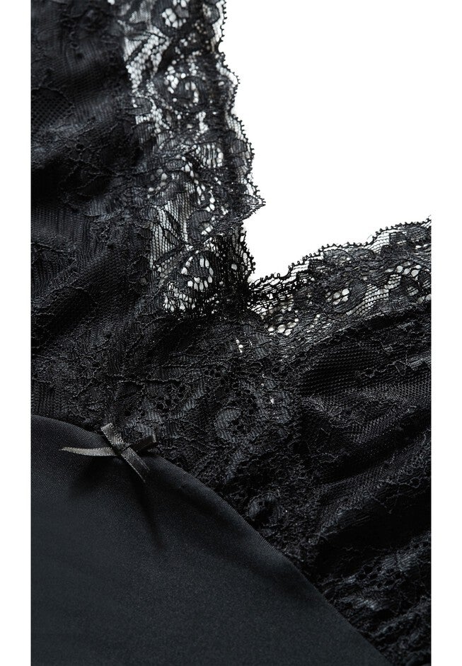 Sexy Lace Chemise, BLACK, alternate image number null