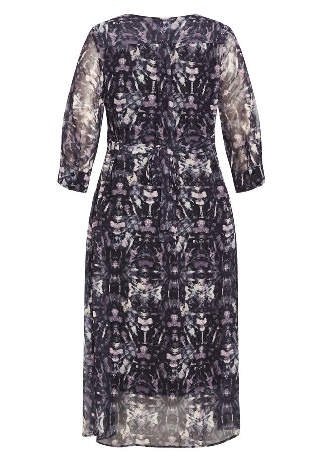 After Dark Print Dress, AFTER DARK, alternate image number null