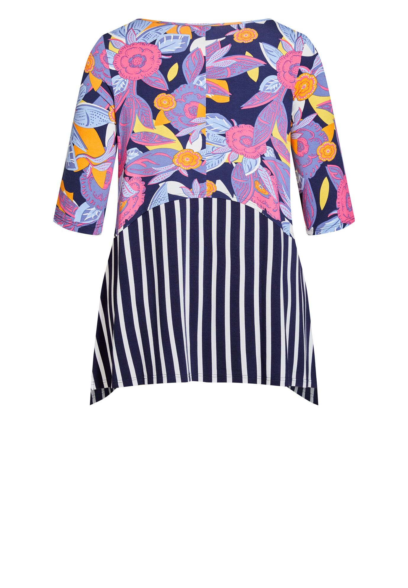 Pia Layered Top, IVORY PINA COLADA, alternate image number 7