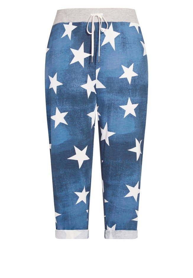 Jenny Knit Crop Pant, INDIGO STAR, alternate image number 2