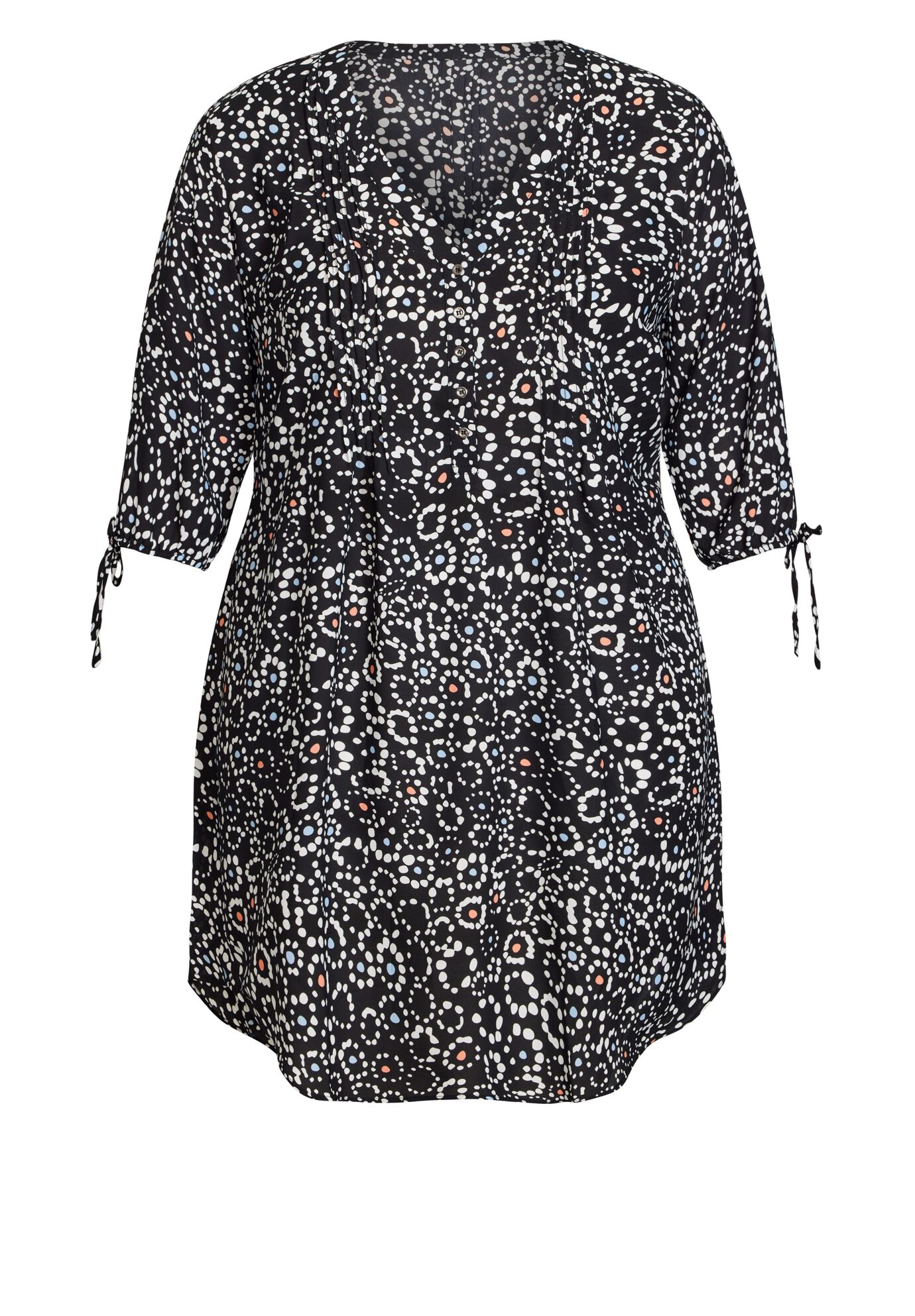 Woven Pr Shirt Dress, QUANT MONO, alternate image number 3