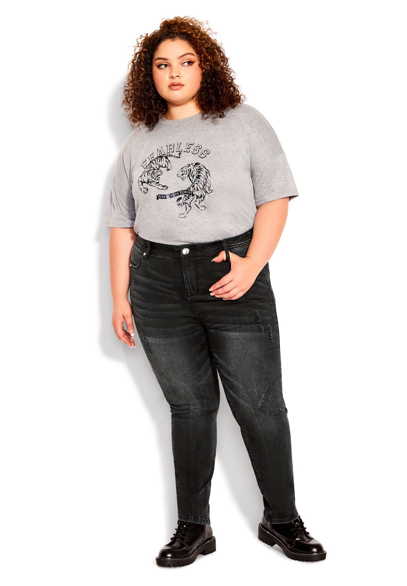 Status Skinny Jean, WASHED BLACK, on-hover image number 1