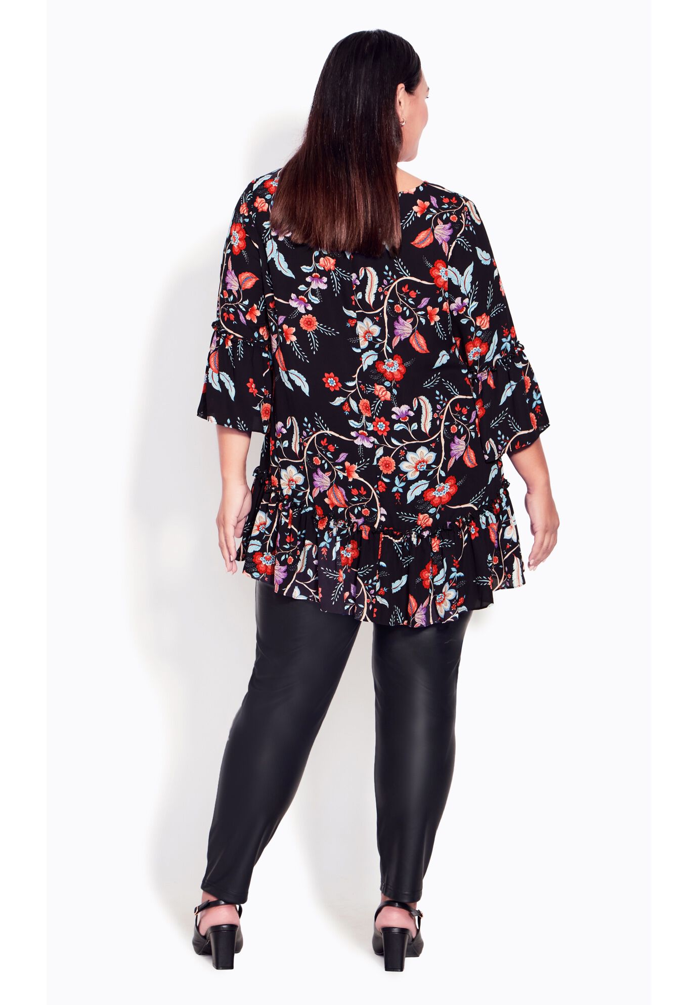 Estella Print Top, ENCHANTED FLORAL, alternate image number 4