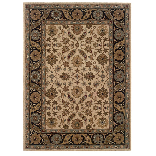 Trio Traditional Floral 8'X10' Area Rug, FLORAL, hi-res image number 0