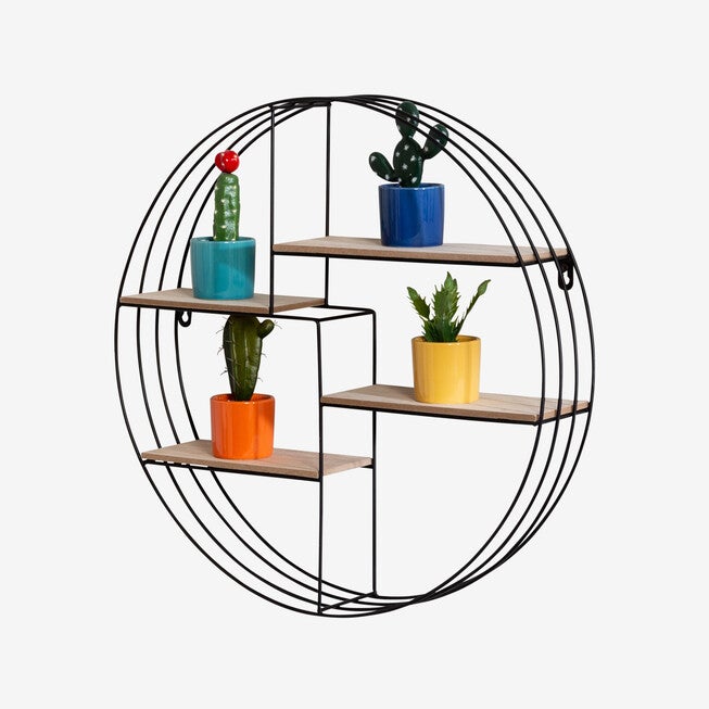 4-Tier Circular Wall Shelf, , alternate image number 2