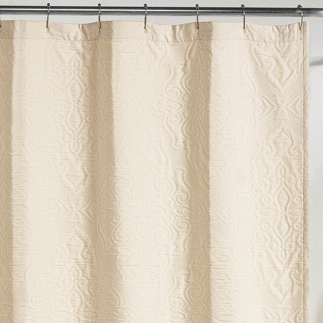 Raphaela European Matelassé Shower Curtain, , on-hover image number null