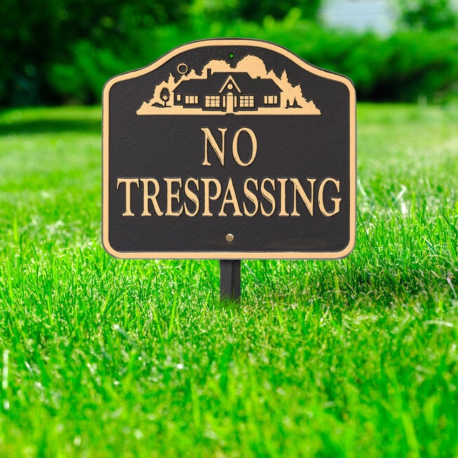No Trespassing Sign, , alternate image number 3