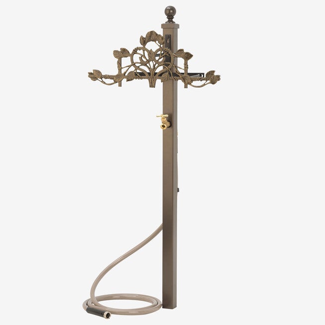 Vine & Trellis Hose Station, FRENCH BRONZE, hi-res image number null