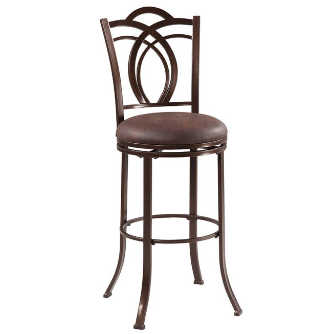 Calif Metal Bar Stool, COFFEE BROWN, hi-res image number null