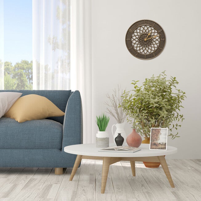 Spiral 14 inches Indoor Outdoor Wall Clock, , alternate image number null