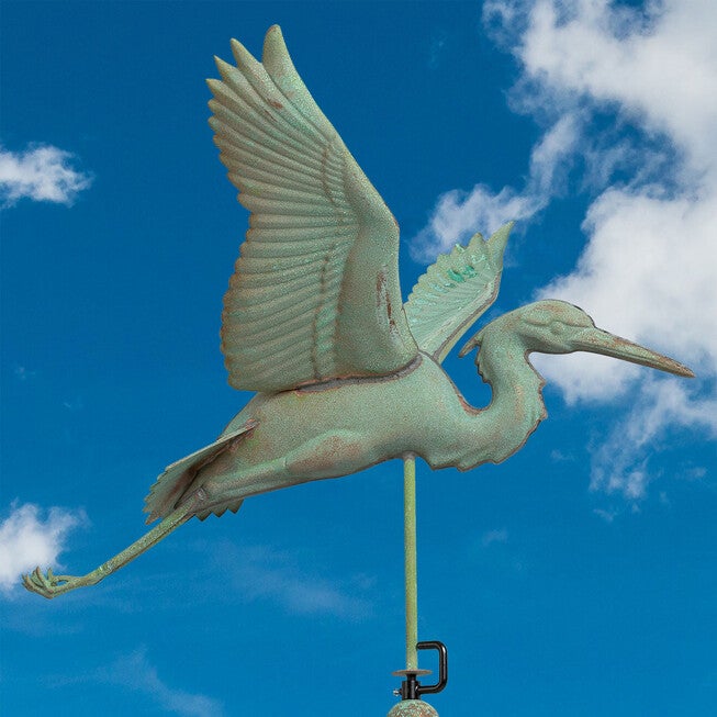 Copper Heron Weathervane, , alternate image number null