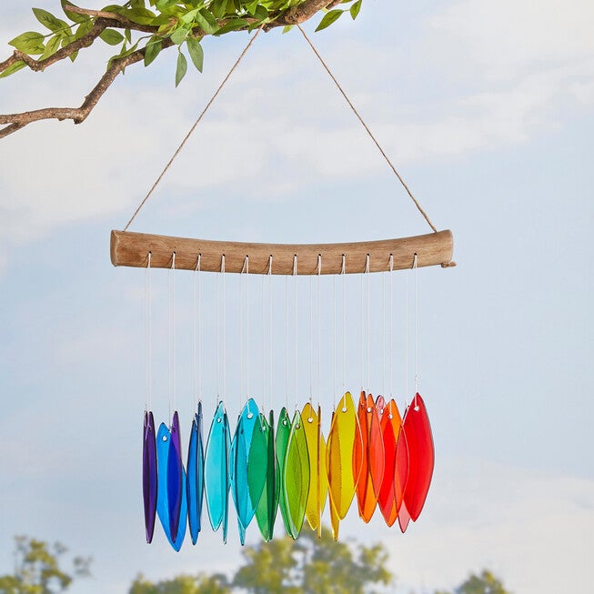 Rainbow Wind Chime, RAINBOW, hi-res image number null