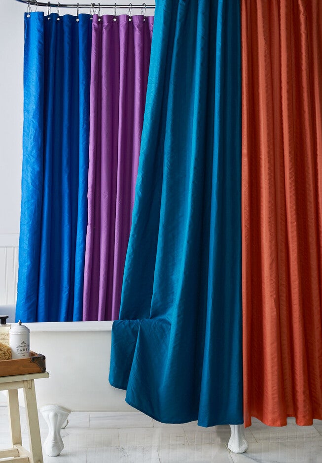 BH Studio Textured Shower Curtain, , on-hover image number null