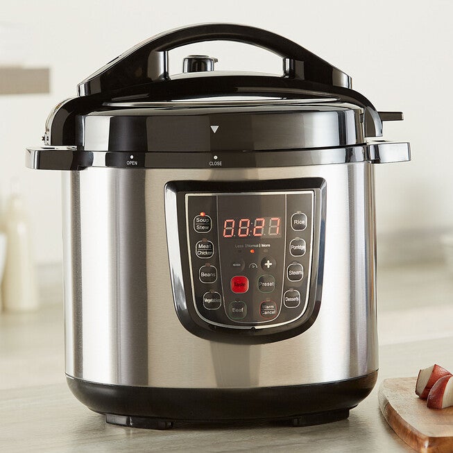 10-In-1 6-Lt. Pressure Cooker, STAINLESS STEEL, hi-res image number 0