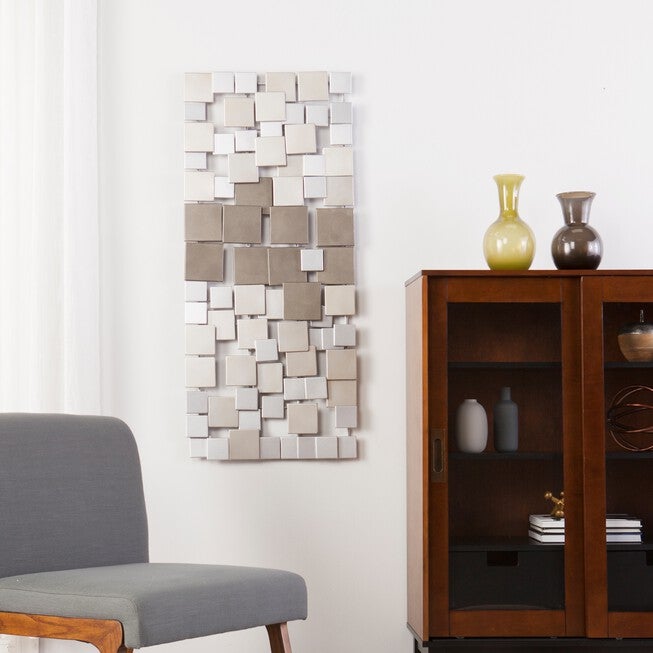 Holly & Martin Wavson Wall Sculpture, METALLIC, hi-res image number null