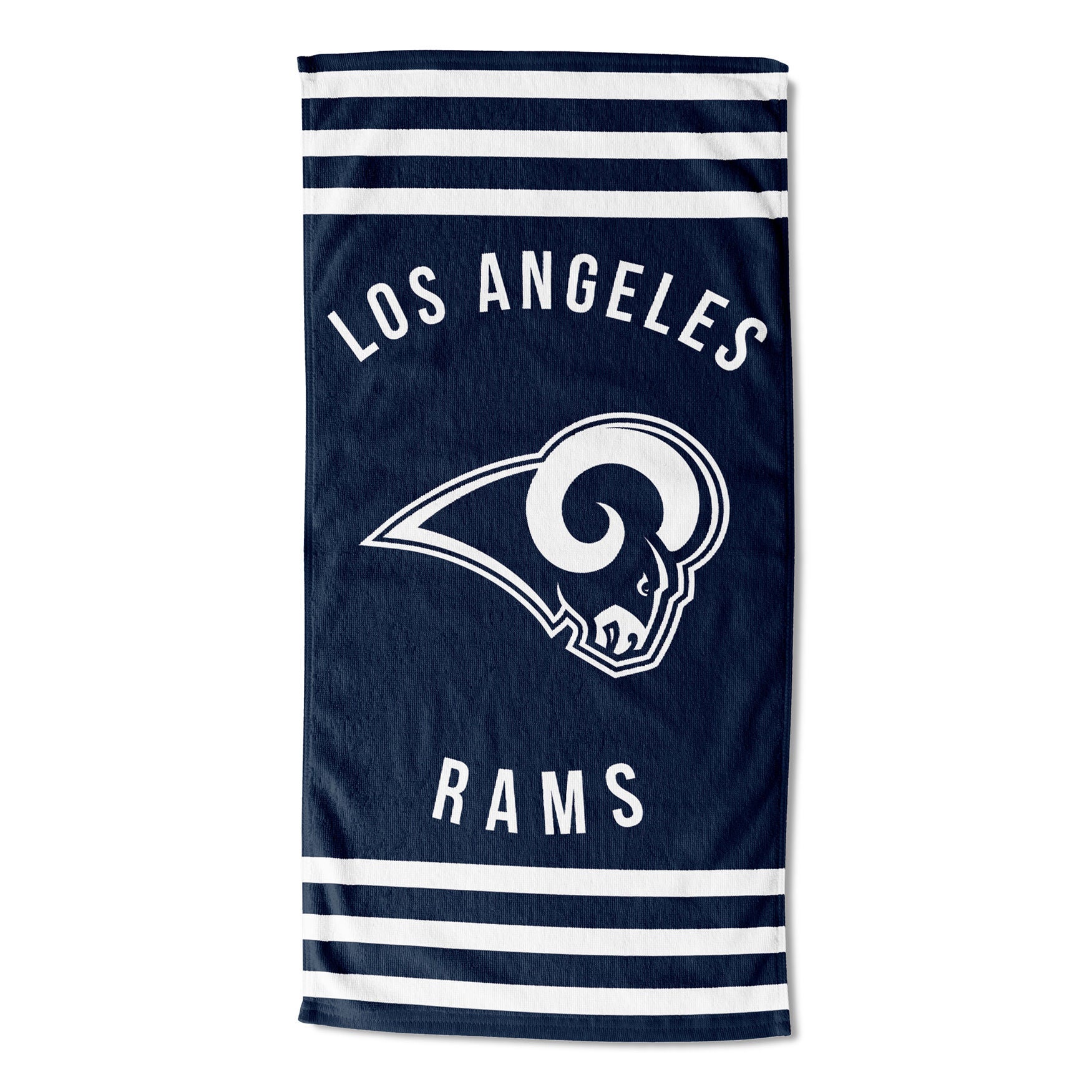 LA Rams Stripes Beach Towel, MULTI, hi-res image number 0
