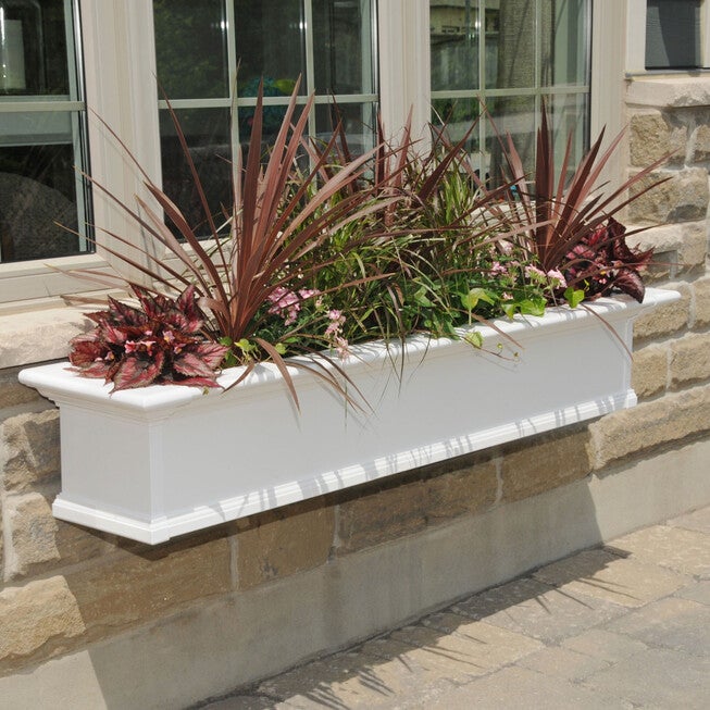 Yorkshire 5' Window Box, WHITE, hi-res image number 0