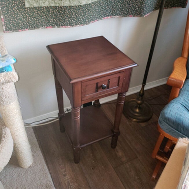 Simplify One Drawer Square Accent Table, , alternate image number null