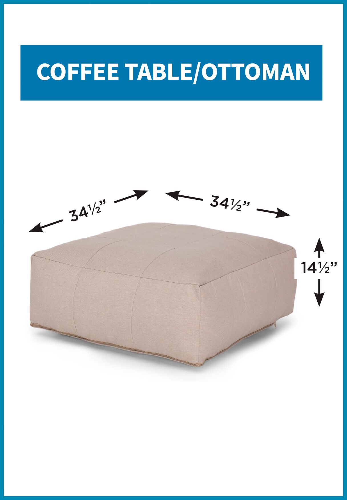 Indoor/Outdoor Santorini Modular Coffee Table, , alternate image number 10