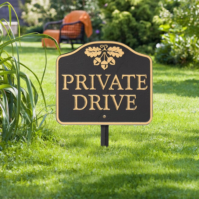 Private Drive Sign, , alternate image number null