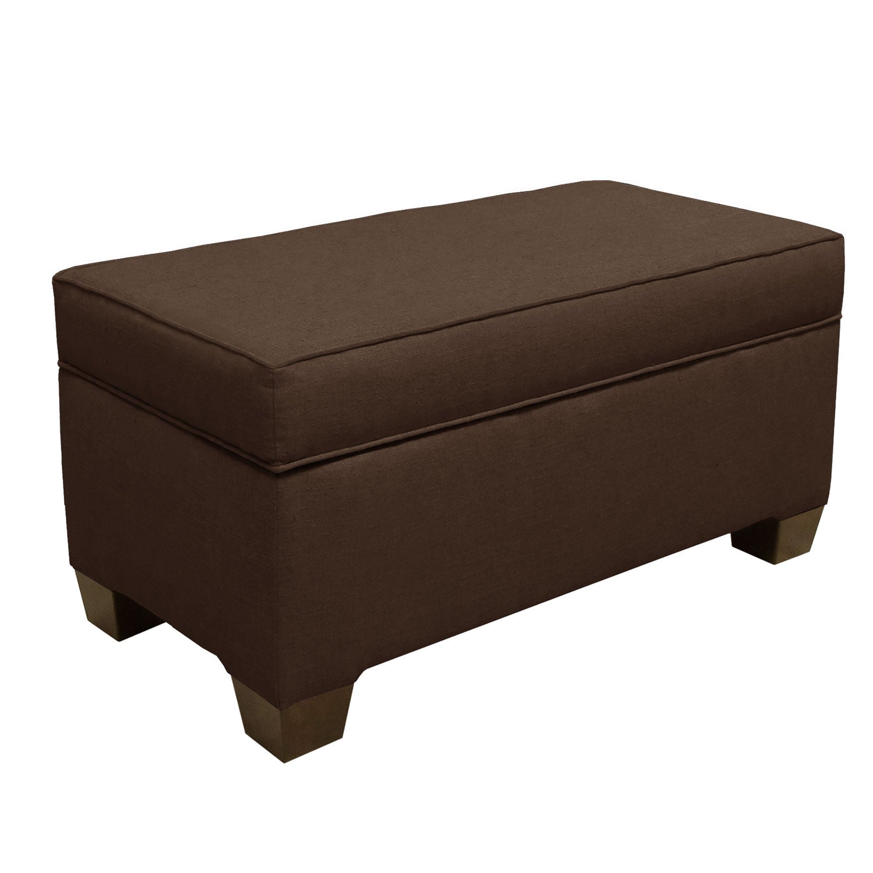 Upholstered Storage Bench in Linen, , alternate image number 2
