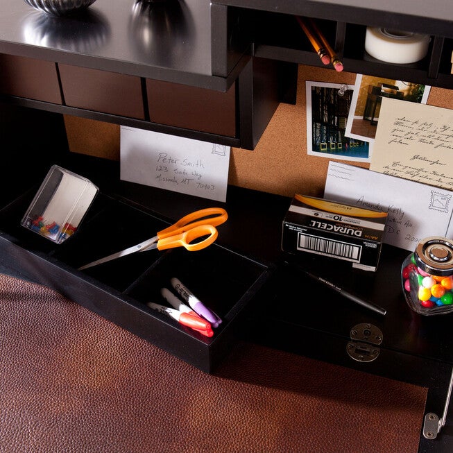 Wall-Mounted Desk with Foldaway Desktop, , alternate image number null