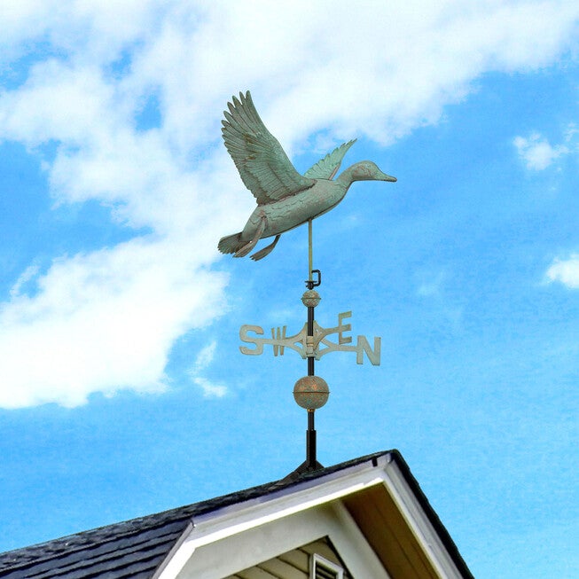 Copper Duck Weathervane , , on-hover image number null
