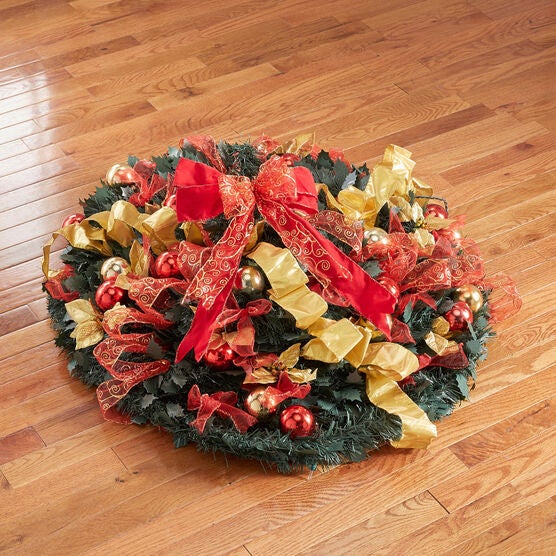 Fully Decorated Pre Lit 7 Pop Up Christmas Tree Plus Size