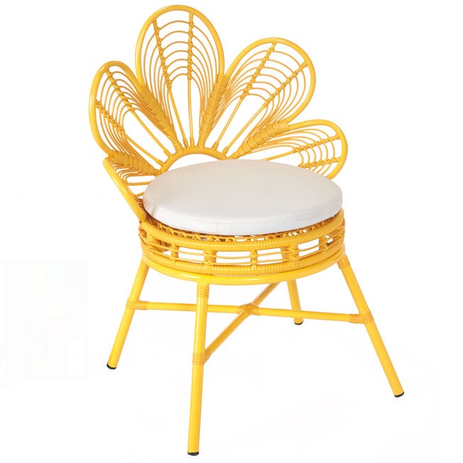 All-Weather Flower Chair, YELLOW, hi-res image number null