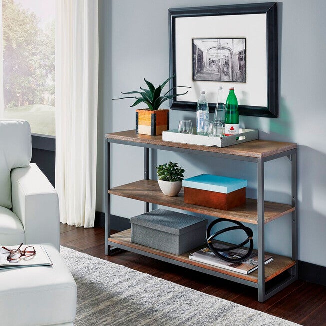 Barnside Metro Console Table, GREY, hi-res image number null