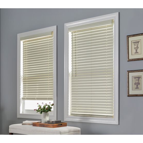 2" Faux Wood Cordless Blinds, IVORY, hi-res image number null